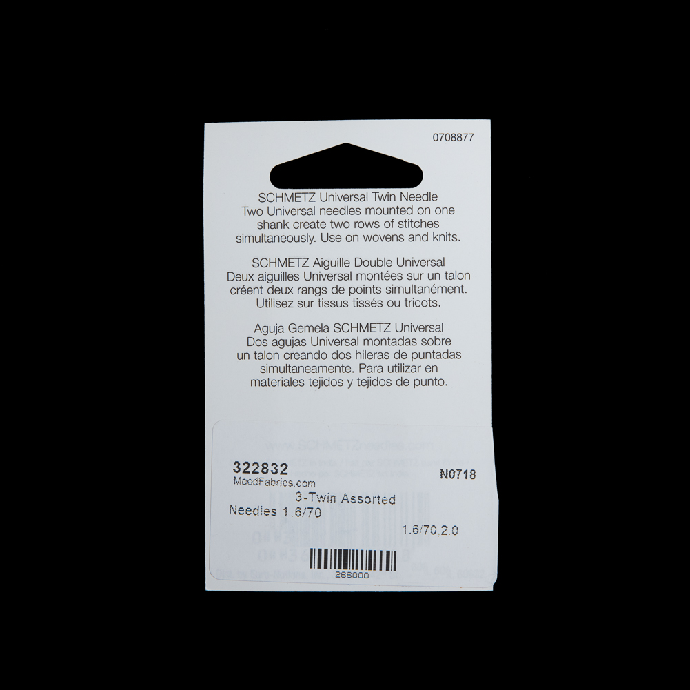 Schmetz Twin Machine Needles - Assorted Sizes - 3 ct