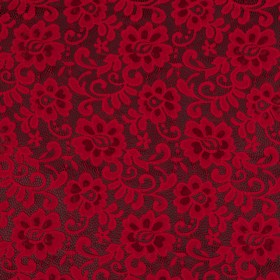 Italian Red Stretch Crochet Lace Italian Red Stretch Crochet Lace
