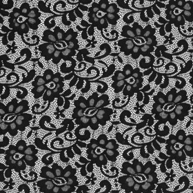 Italian Black Stretch Crochet Lace Italian Black Stretch Crochet Lace