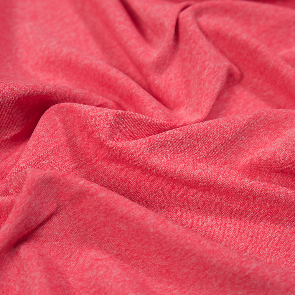 Stretch Performance Jersey – Heathered Neon Coral Stretch Performance Jersey – Heathered Neon Coral