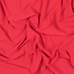 Neon Coral Textural Polyester Stretch Knit Neon Coral Textural Polyester Stretch Knit