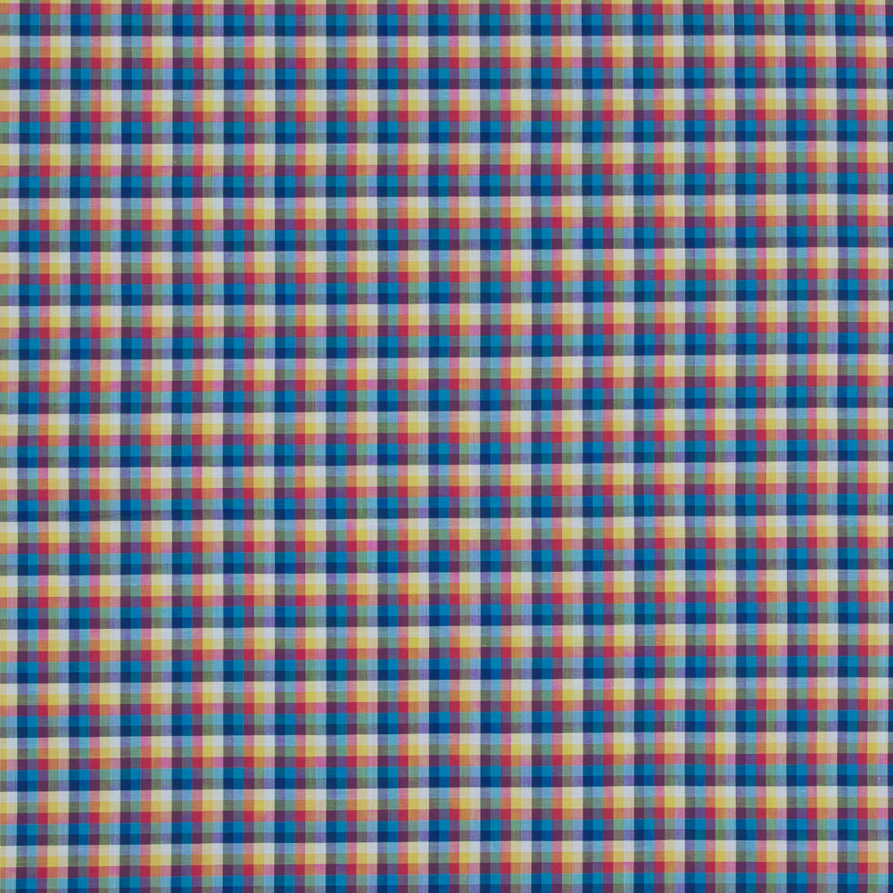 Multicolor Checkered Cotton Shirting Multicolor Checkered Cotton Shirting