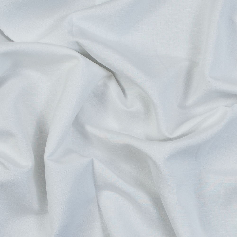 Stretch Linen Woven – White – Asturias Collection Stretch Linen Woven – White – Asturias Collection