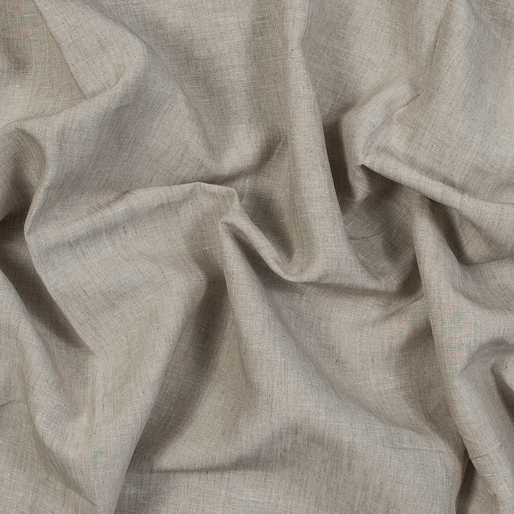 Medium Weight Linen Woven 118" - Oatmeal - Ostrava Collection