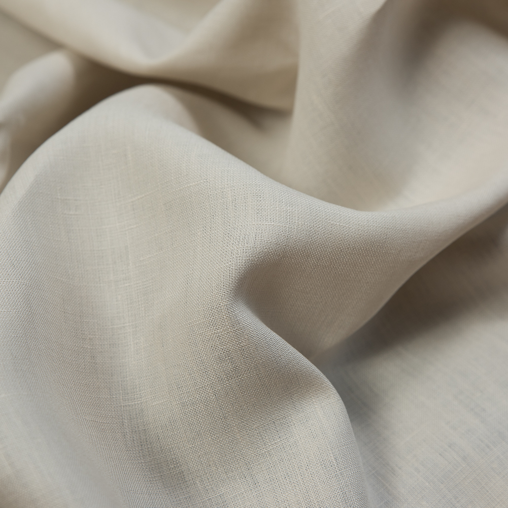Medium Weight Linen Woven 118" - Sand - Ostrava Collection