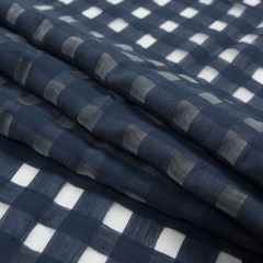 Checkered Linen Woven – New Indigo – Katia Collection Checkered Linen Woven – New Indigo – Katia Collection