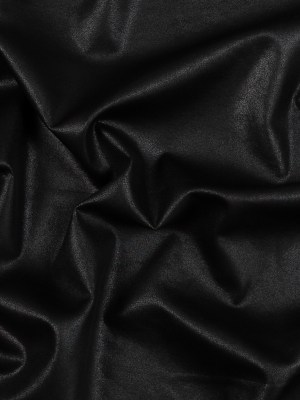 Black Stretch Ponte Knit with Crackle Laminate Black Stretch Ponte Knit with Crackle Laminate