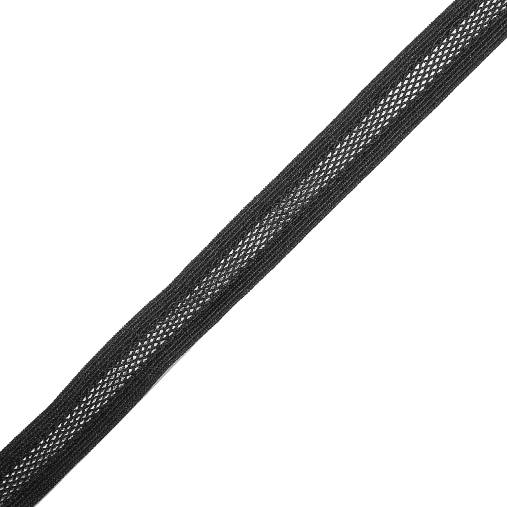 Black Elastic Trim - 0.75"
