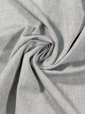 Calendered Organic Cotton Chambray – Black – Ramillies Collection Calendered Organic Cotton Chambray – Black – Ramillies Collection