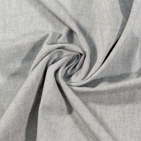 Calendered Organic Cotton Chambray – Black – Ramillies Collection Calendered Organic Cotton Chambray – Black – Ramillies Collection