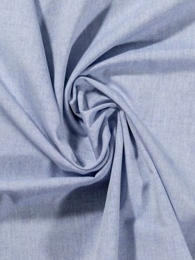 Calendered Organic Cotton Chambray – Cosmic Sky – Ramillies Collection Calendered Organic Cotton Chambray – Cosmic Sky – Ramillies Collection