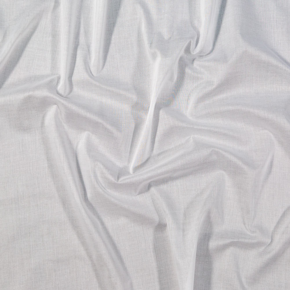 Mercerized Organic Egyptian Cotton Voile – White – Toulouse Collection Mercerized Organic Egyptian Cotton Voile – White – Toulouse Collection