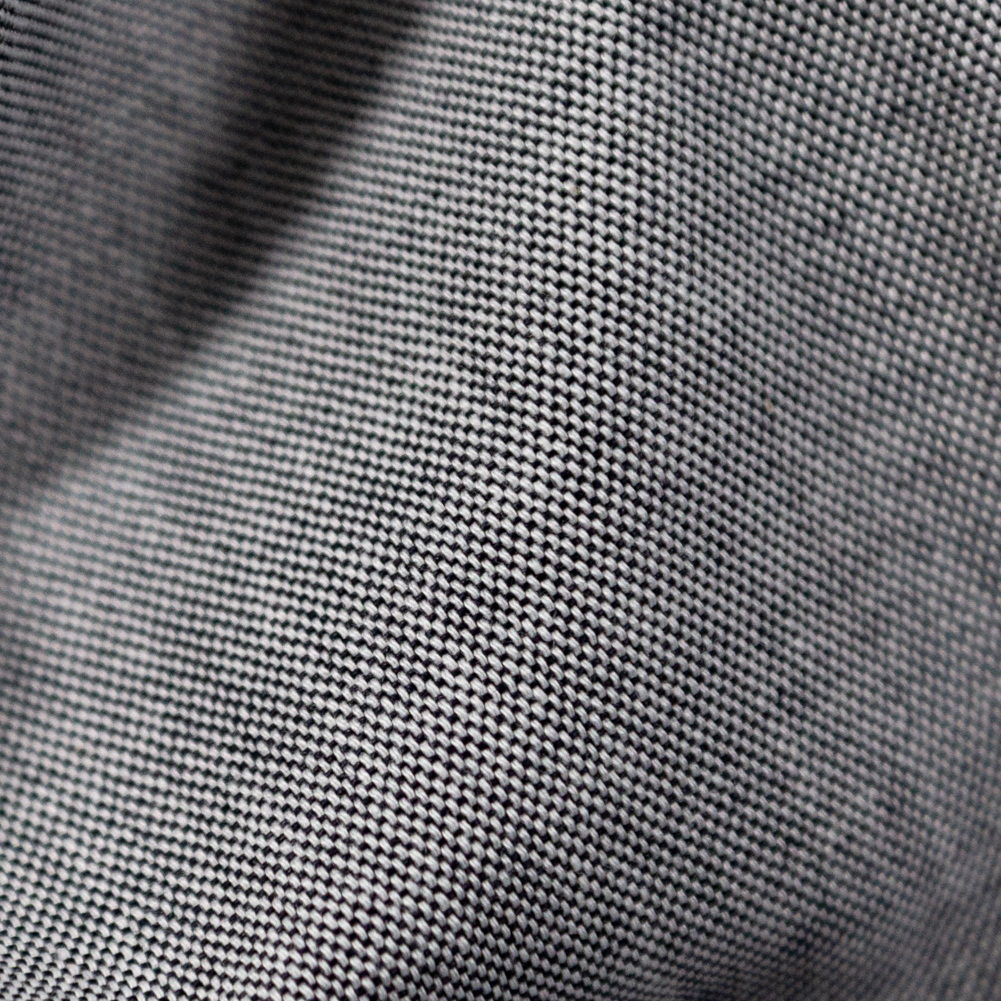 Calendered Organic Cotton Oxford - Black - Chesterton Collection