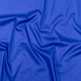 Mercerized Organic Egyptian Cotton Voile – Royal Blue – Toulouse Collection Mercerized Organic Egyptian Cotton Voile – Royal Blue – Toulouse Collection