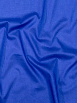 Mercerized Organic Egyptian Cotton Voile – Royal Blue – Toulouse Collection Mercerized Organic Egyptian Cotton Voile – Royal Blue – Toulouse Collection