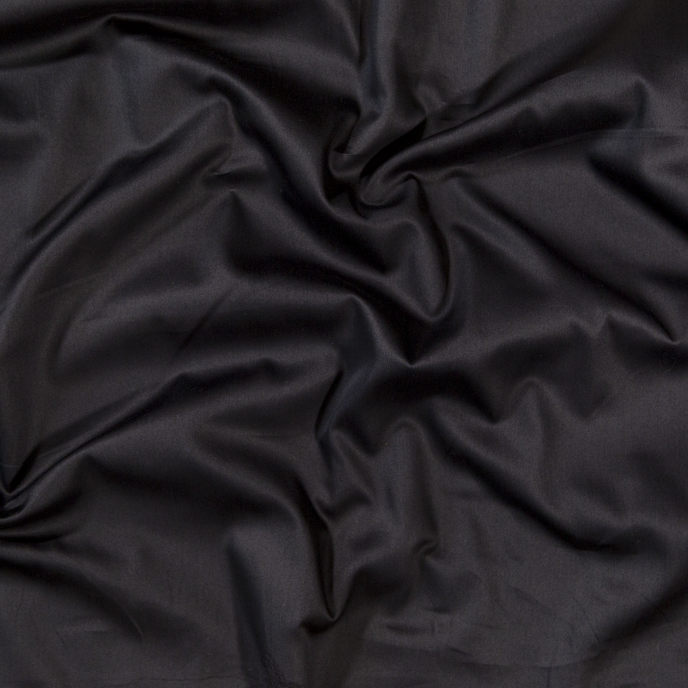 Mercerized Organic Egyptian Cotton Shirting – Black – Ravello Collection Mercerized Organic Egyptian Cotton Shirting – Black – Ravello Collection