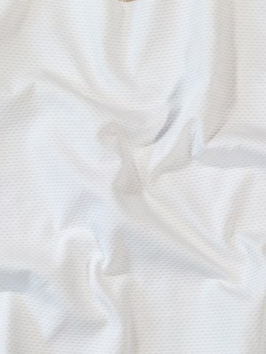 Bullseye Organic Cotton Pique – White – Maiori Collection Bullseye Organic Cotton Pique – White – Maiori Collection