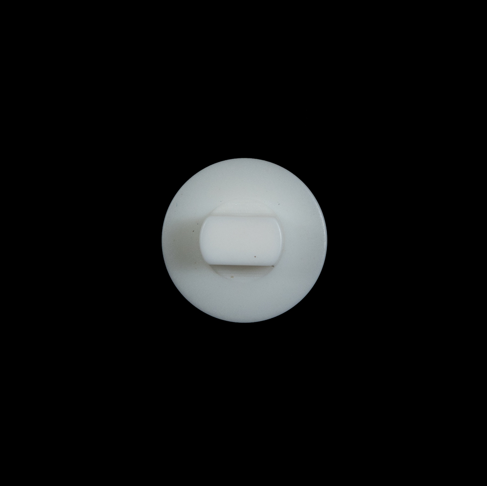 Ivory Shank Back Button - 20L/12.5mm