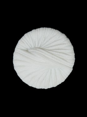 Italian White Twisted Plastic Shank-Back Button – 36L/23mm Italian White Twisted Plastic Shank-Back Button – 36L/23mm