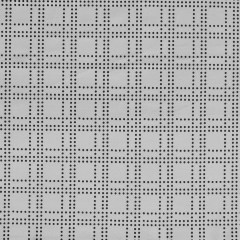 Faux Suede with Perforated Squares – White Faux Suede with Perforated Squares – White