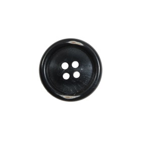 Black Plastic 4-Hole Button – 30L/19mm Black Plastic 4-Hole Button – 30L/19mm