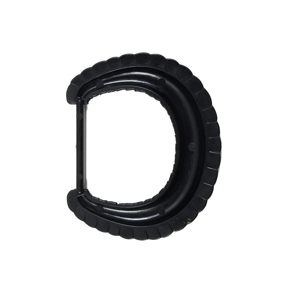 Antiqure Gold D-Shaped Plastic Buckle - 3.5"