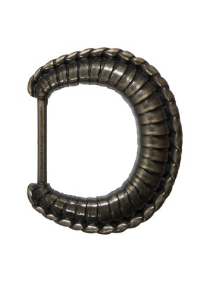 Antiqure Gold D-Shaped Plastic Buckle – 3.5″ Antiqure Gold D-Shaped Plastic Buckle – 3.5″