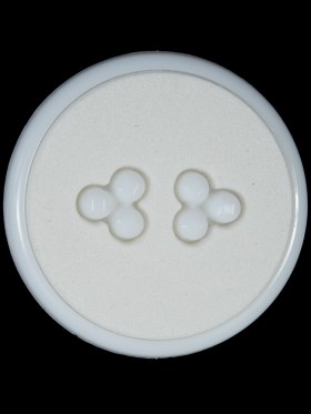White Matte and Shiny Plastic Button – 44L/28mm White Matte and Shiny Plastic Button – 44L/28mm