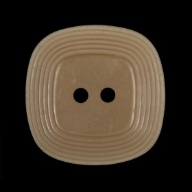 Dark Beige Square 2-Hole Plastic Button – 44L/28mm Dark Beige Square 2-Hole Plastic Button – 44L/28mm