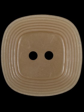 Dark Beige Square 2-Hole Plastic Button – 44L/28mm Dark Beige Square 2-Hole Plastic Button – 44L/28mm