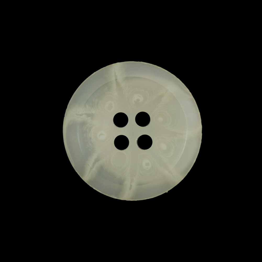 Beige Translucent Plastic 2-Hole Button – 36L/23mm Beige Translucent Plastic 2-Hole Button – 36L/23mm