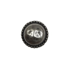 Silver Domed Metal Coat Button – 24L/15mm Silver Domed Metal Coat Button – 24L/15mm