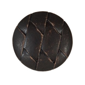 Brown Etched Plastic Shank Back Button – 40L/25.5mm Brown Etched Plastic Shank Back Button – 40L/25.5mm