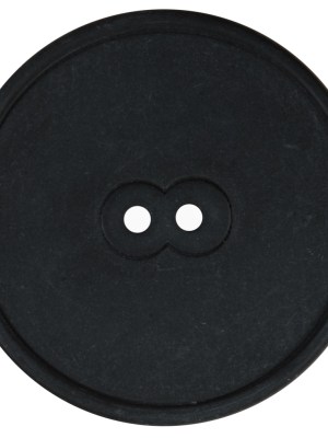 Charcoal Matte Plastic 2-Hole Button – 60L/38mm Charcoal Matte Plastic 2-Hole Button – 60L/38mm
