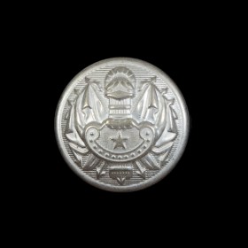 Silver Aluminum Crest Shank Back Button – 36L/23mm Silver Aluminum Crest Shank Back Button – 36L/23mm