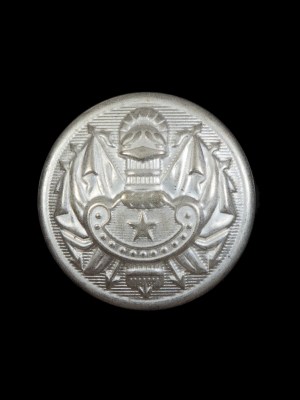 Silver Aluminum Crest Shank Back Button – 36L/23mm Silver Aluminum Crest Shank Back Button – 36L/23mm