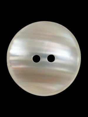 Iridescent Concave Shell 2-Hole Button – 40L/25.5mm Iridescent Concave Shell 2-Hole Button – 40L/25.5mm