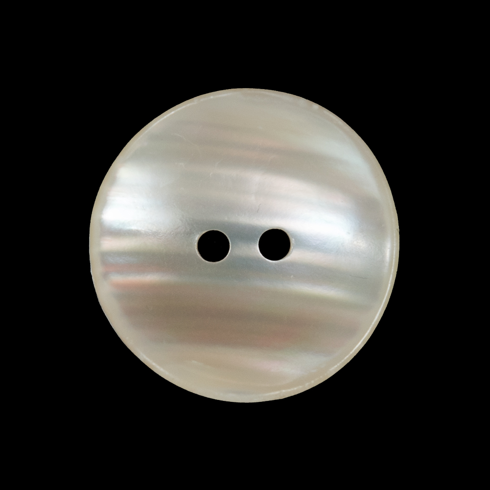 Iridescent Concave Shell 2-Hole Button – 40L/25.5mm Iridescent Concave Shell 2-Hole Button – 40L/25.5mm
