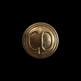 Gold Aluminum Shank Back Button – 32L/20mm Gold Aluminum Shank Back Button – 32L/20mm