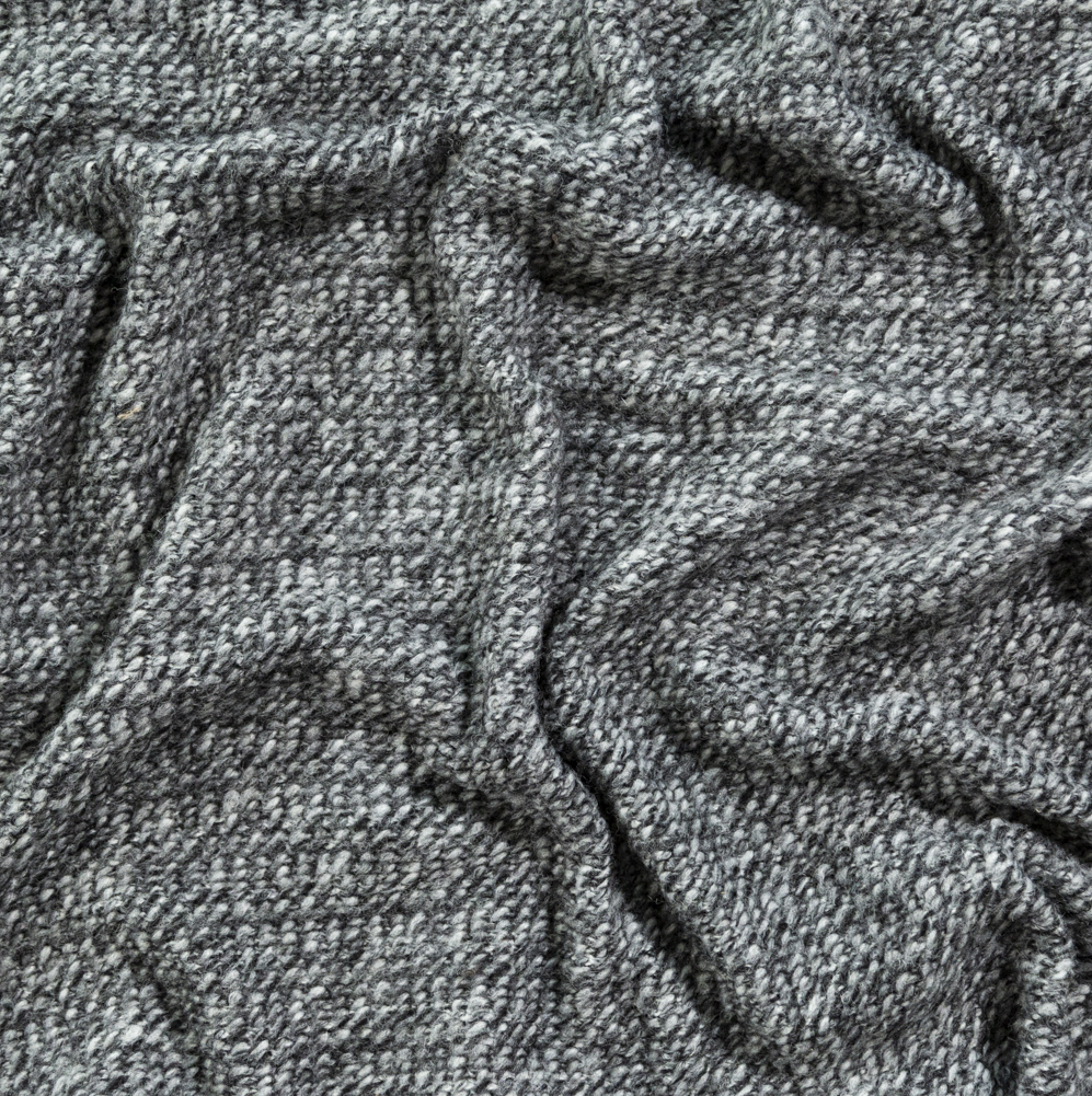 Italian Black and White Chevron Chunky Wool Knit Italian Black and White Chevron Chunky Wool Knit