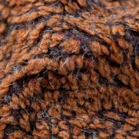 Brown and Gray Two-Tone Wool Knit Brown and Gray Two-Tone Wool Knit