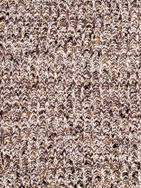 Italian White, Beet Red and Beige Chunky Wool Knit Italian White, Beet Red and Beige Chunky Wool Knit