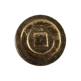 Gold Geometric Shank Back Metal Button – 40L/25.5mm Gold Geometric Shank Back Metal Button – 40L/25.5mm