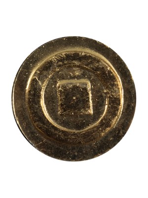 Gold Geometric Shank Back Metal Button – 40L/25.5mm Gold Geometric Shank Back Metal Button – 40L/25.5mm