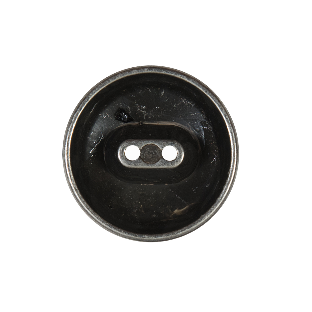 Silver 2-Hole Button Metal Coat – 36L/23mm Silver 2-Hole Button Metal Coat – 36L/23mm