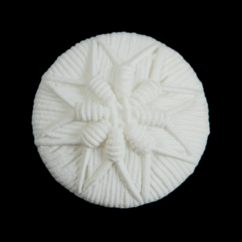 White Plastic Floral Shank Back Button – 44L/28mm White Plastic Floral Shank Back Button – 44L/28mm