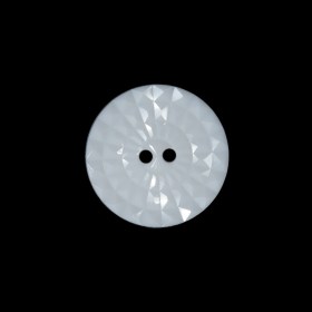 White Etched 2-Hole Plastic Button – 32L/20mm White Etched 2-Hole Plastic Button – 32L/20mm