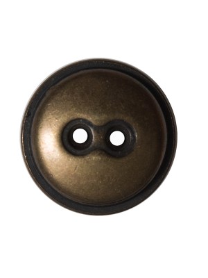 Antique Gold 2-Hole Button Metal Coat – 36L/23mm Antique Gold 2-Hole Button Metal Coat – 36L/23mm