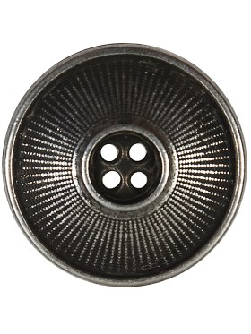 Italian Silver Metal 4-Hole Button – 44L/28mm Italian Silver Metal 4-Hole Button – 44L/28mm