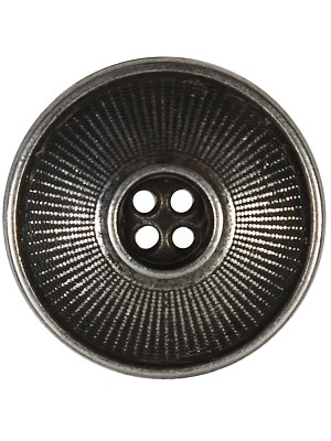 Italian Silver Metal 4-Hole Button – 44L/28mm Italian Silver Metal 4-Hole Button – 44L/28mm
